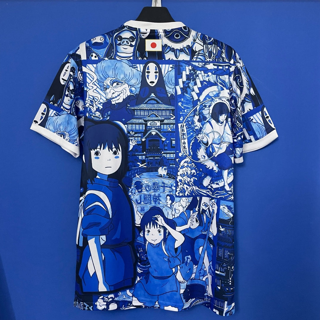 Japan Anime Trikot New Special Blue A – Rückansicht