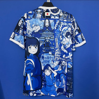 Japan Anime Trikot New Special Blue A – Rückansicht