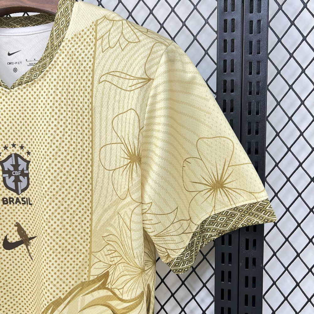 2026 Brazil Arara Aurora Gold Special Edition Football Shirt