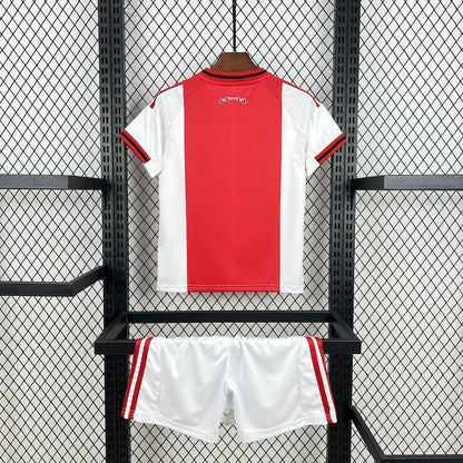 2025/2026 Ajax Home Football Shirt Kids Size