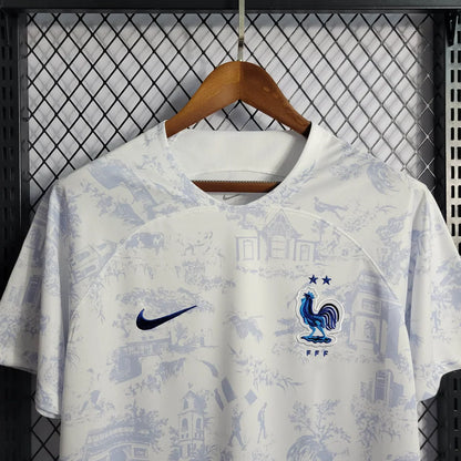 2022 FIFA World Cup France Away Football Shirt White