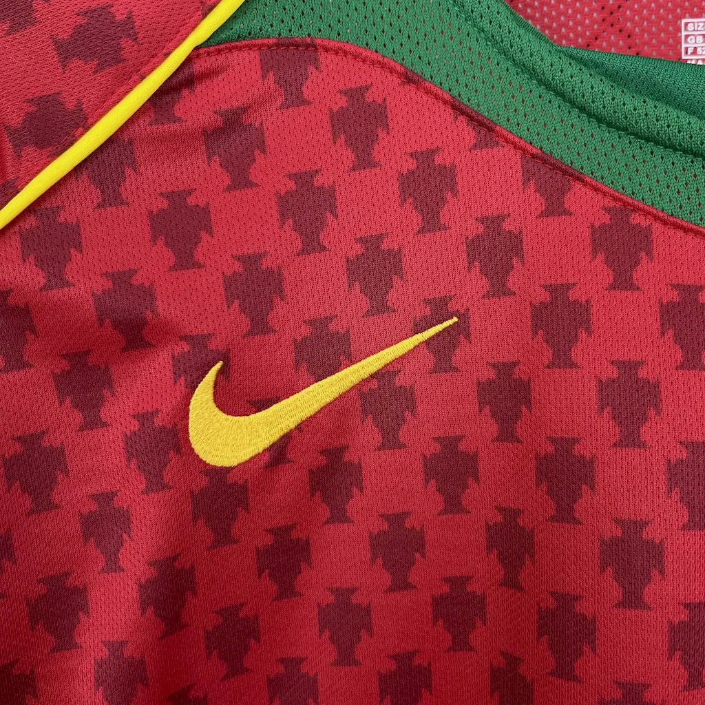 2004 Retro Portugal Home Football Shirt 1:1 Thai Quality