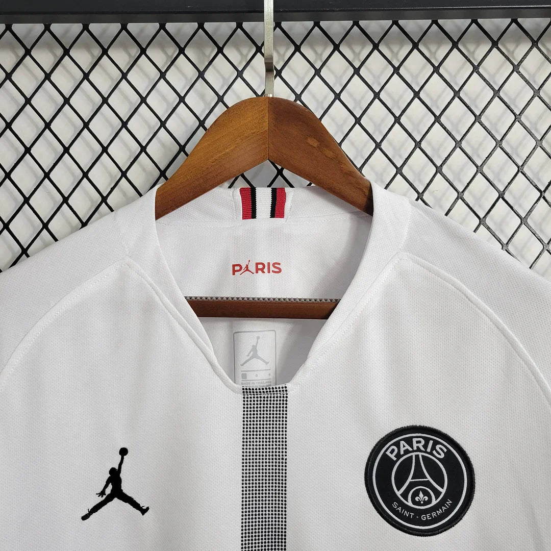 2018/2019 Retro Long Sleeve PSG Paris Saint-Germain Away Football Shirt 1:1 Thai Quality