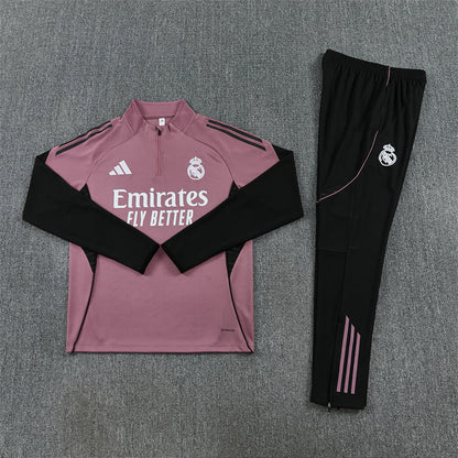 2025/2026 Real Madrid Half-Pull Tracksuit