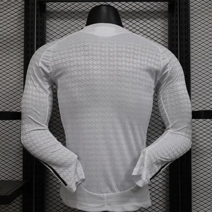 2024/2025 Long Sleeve Real Madrid Home Football Shirt 1:1 Thai Quality
