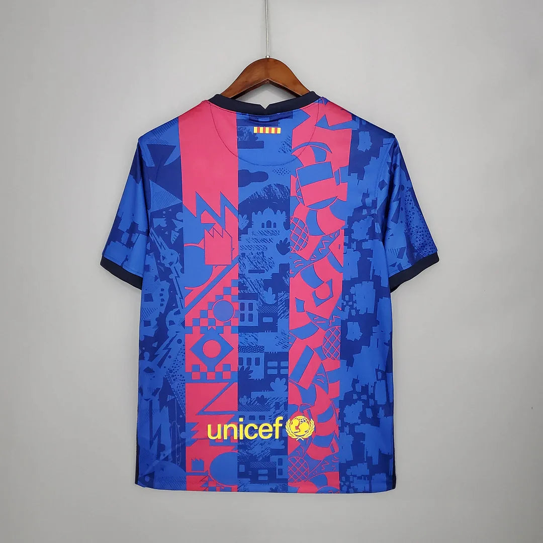 Barcelona Football Shirt 2021 / 2022 Retro 1:1 Thai Quality Third Away