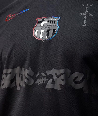 2024/2025 Barcelona x Travis Scott Auswärts Schwarz
