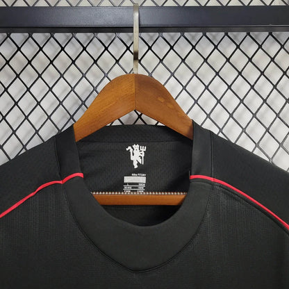 2007/2008 Retro Manchester United long Sleeve Soccer Jersey Third Away 1:1 Thai Quality