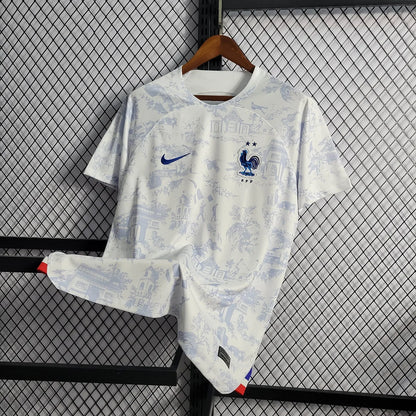 2022 FIFA World Cup France Away Football Shirt White