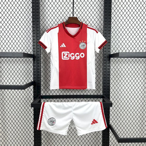 2025/2026 Ajax Home Football Shirt Kids Size