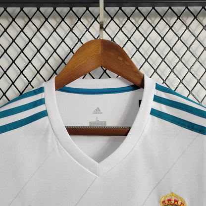 2017/2018 Retro Long Sleeve Real Madrid Home
