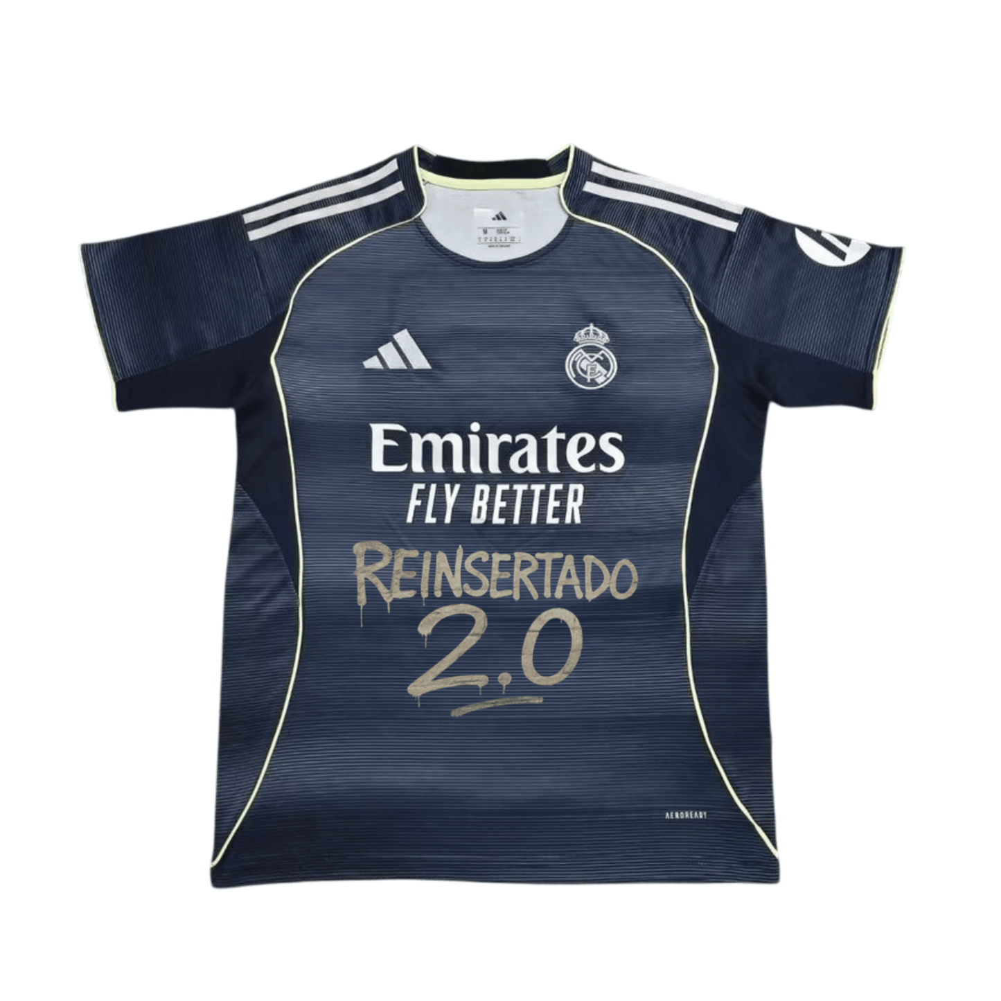 Real Madrid x Morad Reinsertado 2.0 Trikot – Vorderansicht