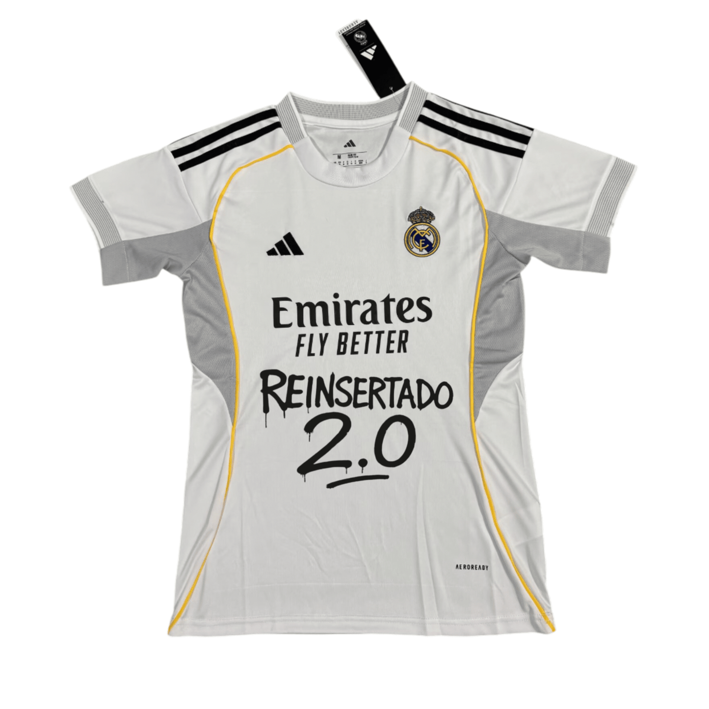 Real Madrid x Morad Reinsertado 2.0 Trikot Edition 2 – Vorderansicht