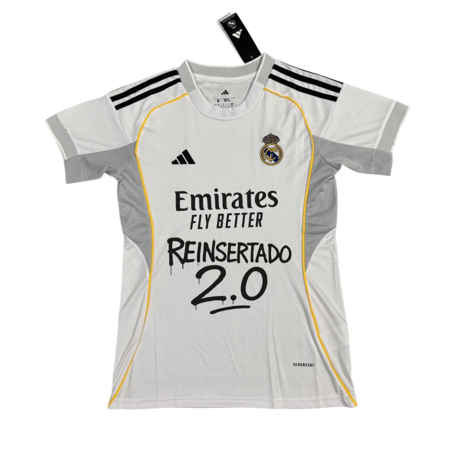 Real Madrid x Morad Reinsertado 2.0 Trikot Edition 2 – Vorderansicht
