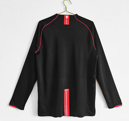 2007/2008 Retro Manchester United long Sleeve Soccer Jersey Third Away 1:1 Thai Quality