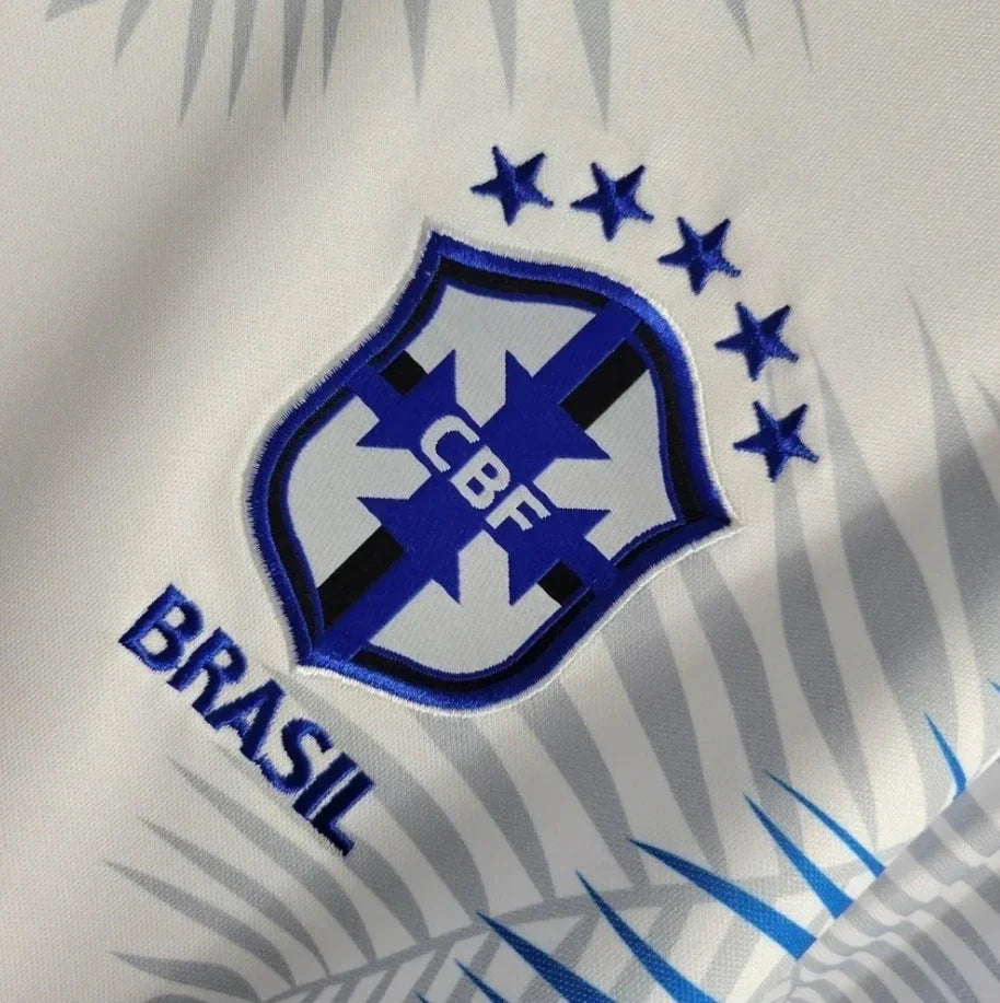2022 Brazil Blue Beach Football Jersey