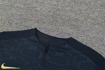 2024/2025 Barcelona Half-Pull Tracksuit Royal blue