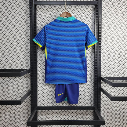 2024 Brazil Away Football Shirt Kids Size 1:1