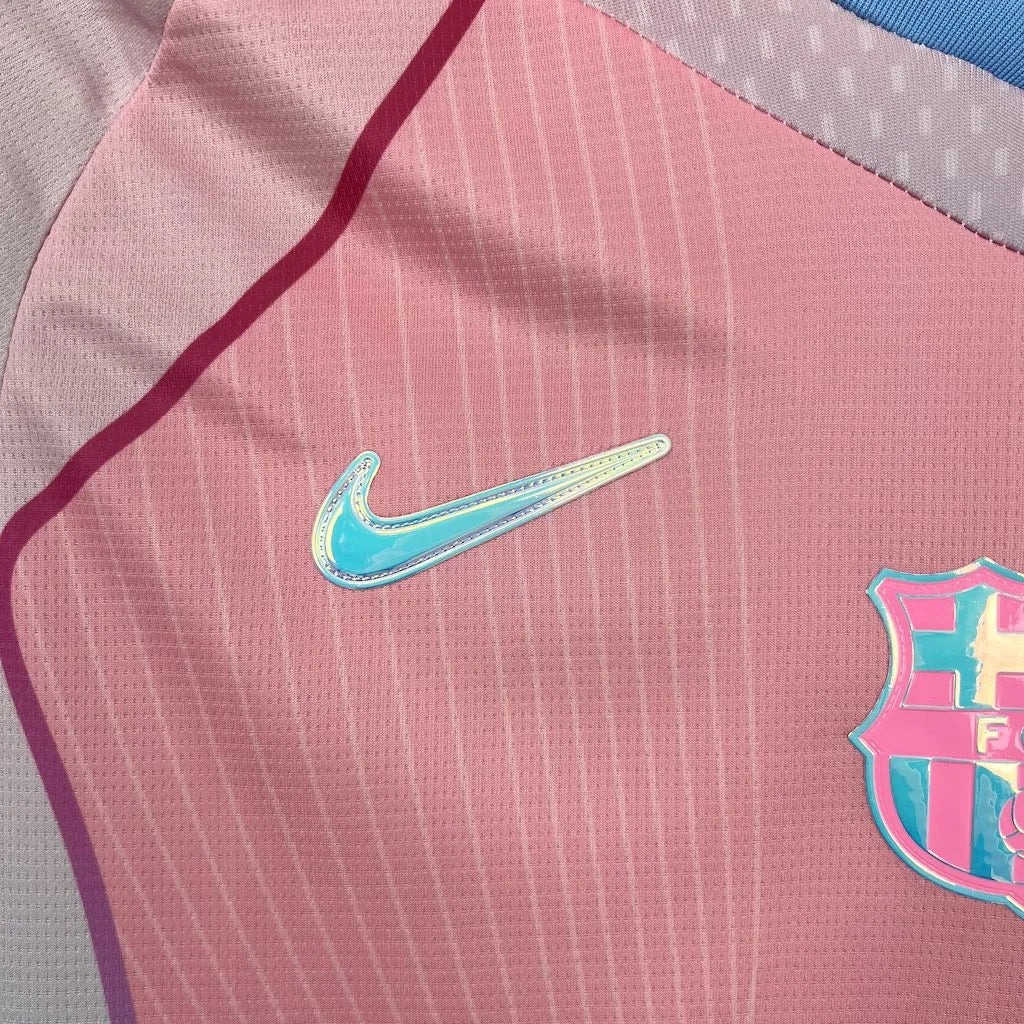 2025/2026 Barcelona Special Edition Pink Blau Verlauf