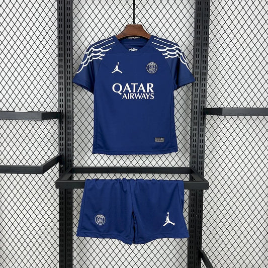 2024/2025 Paris Saint-Germain PSG Fourth Away Football Shirt Kids Size 1:1 Thai Quality
