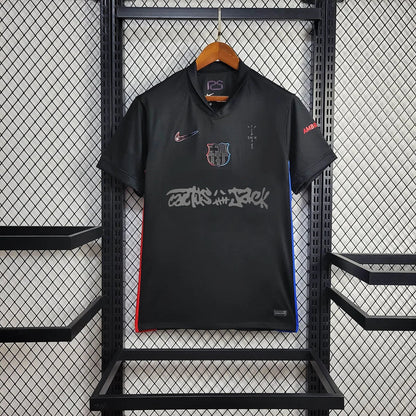 2024/2025 Barcelona x Travis Scott Auswärts Schwarz