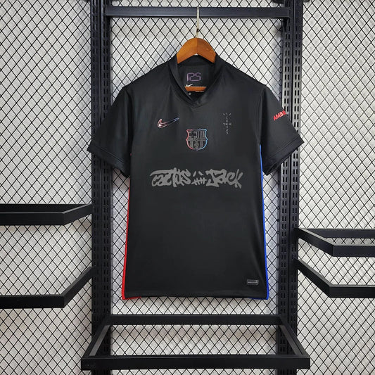 2024/2025 Barcelona x Travis Scott Auswärts Schwarz