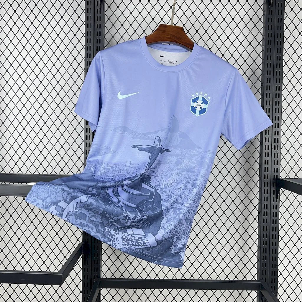 2025 Brazil Special Edition Purple Rio Football Shirt