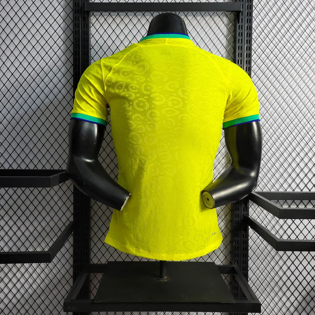2022 World Cup Brazil Home Soccer Jersey - Player Version