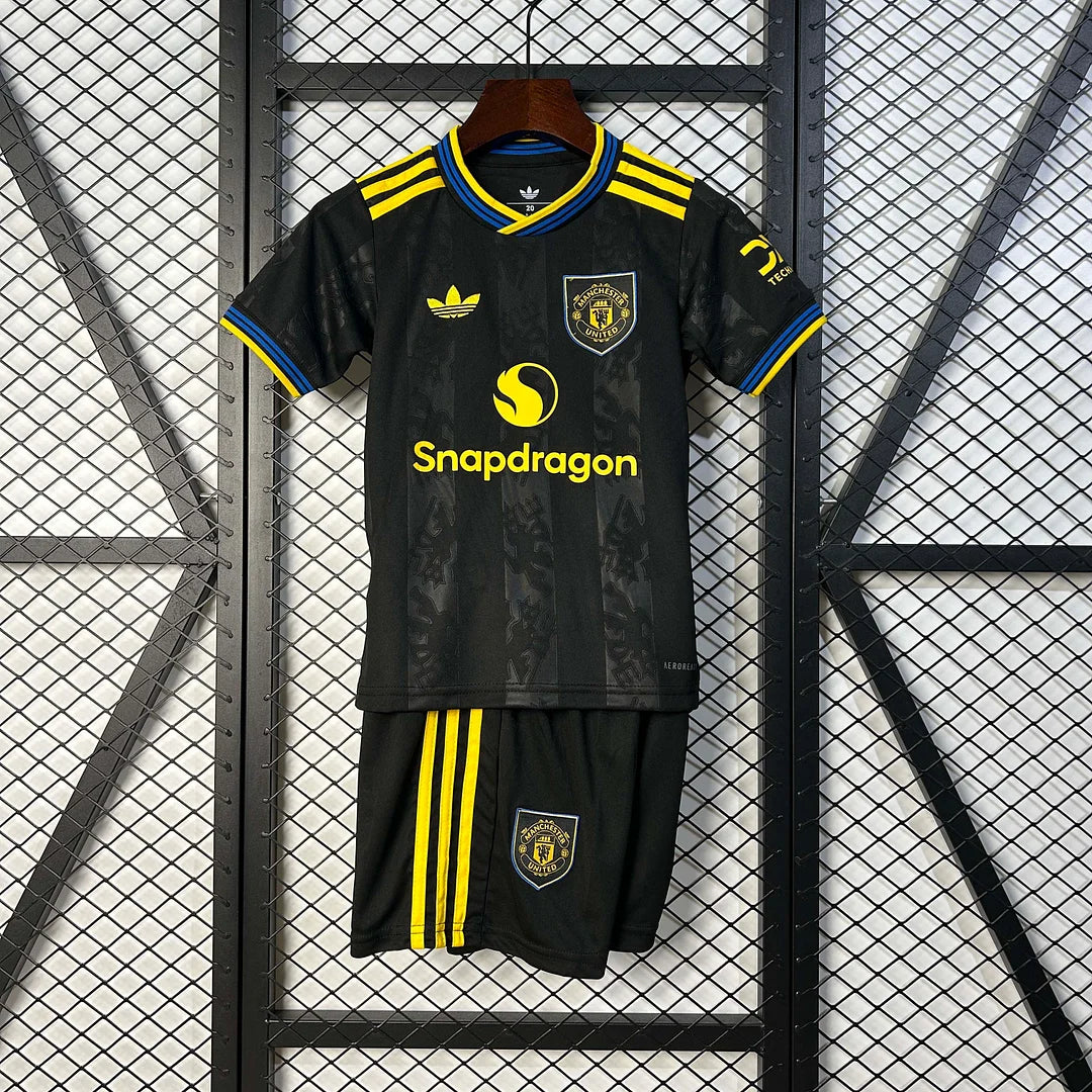 2025/2026 Manchester United Third Away Football Shirt Kids Size