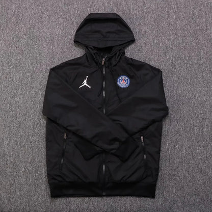 2024/2025 PSG Windbreaker Black Jersey 1:1 Thai Quality