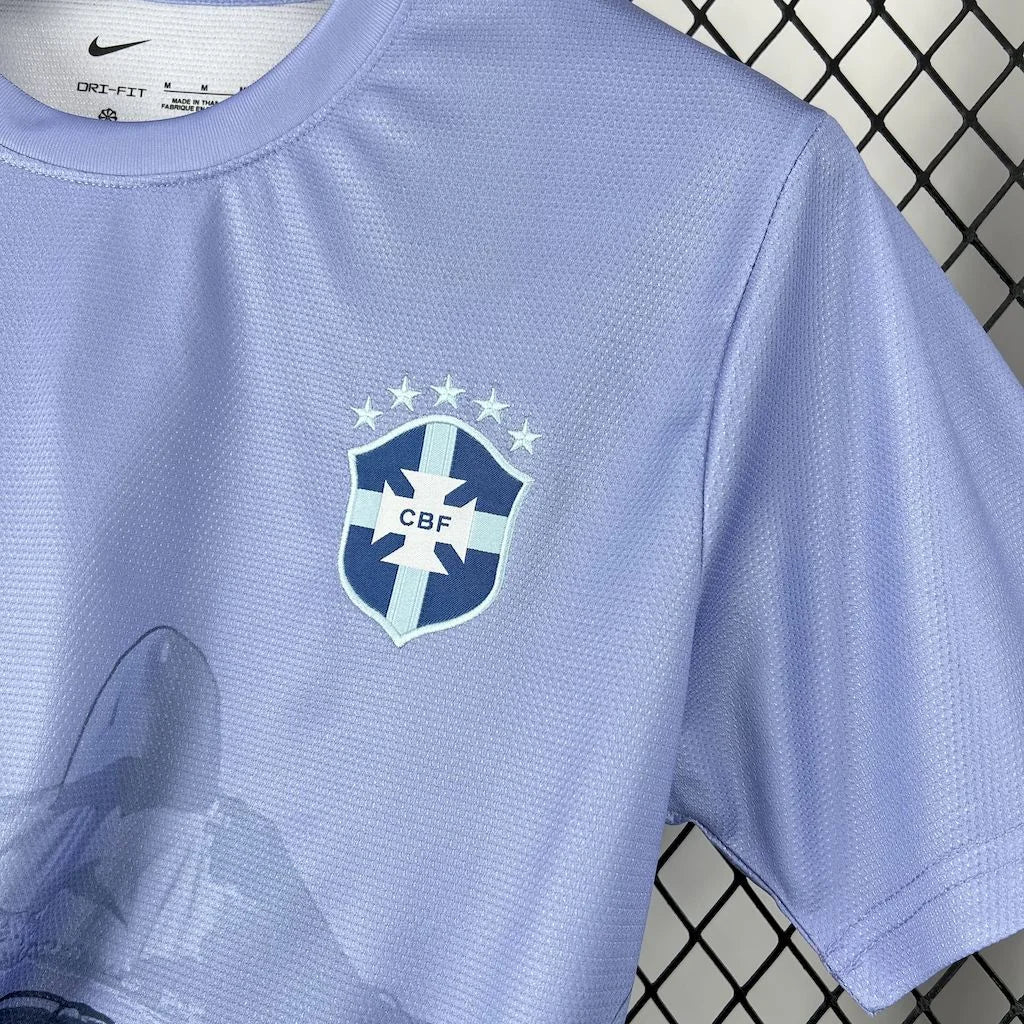 2025 Brazil Special Edition Purple Rio Football Shirt