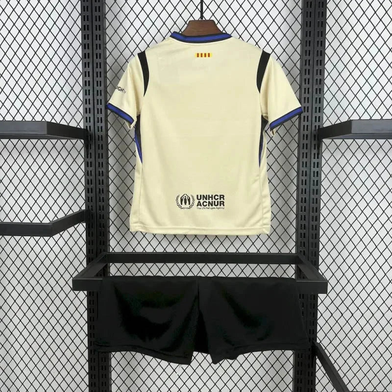 2025/2026 Barcelona Away Football Shirt Kids Size
