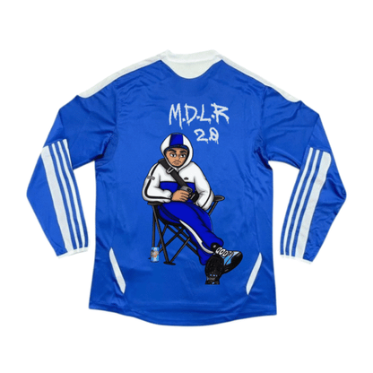 Chelsea x Morad Europe Tour Langarm-Trikot – Rückansicht